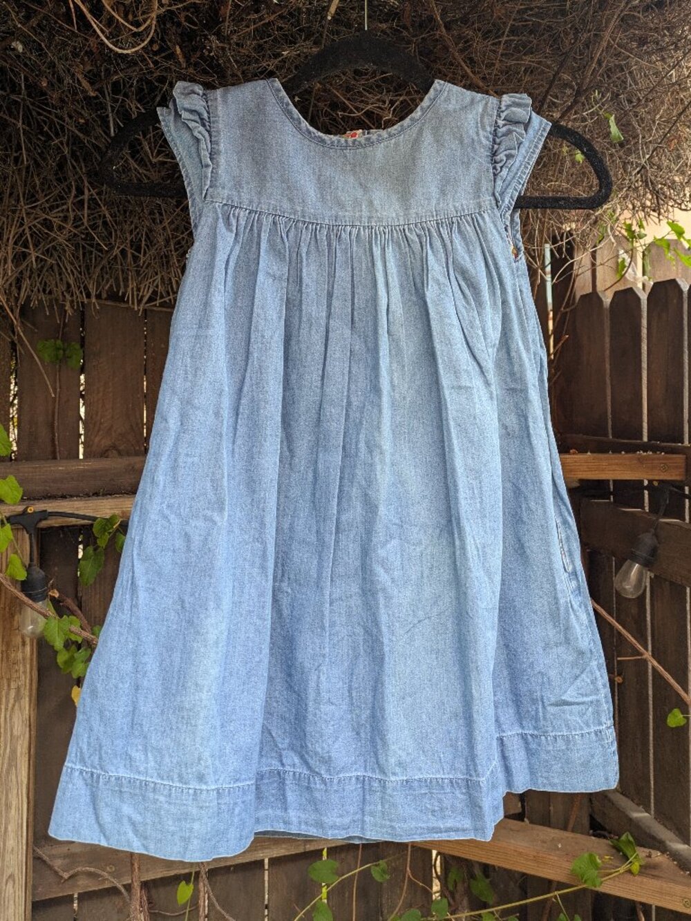 Mini Boden Denim Dress Sz 6